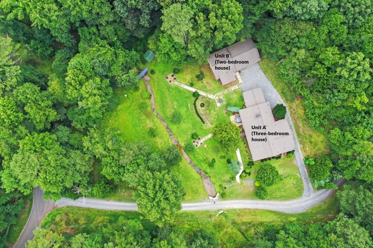2 Separate Cabins Along A Peaceful Creek With Resort Amenities Ellijay Exterior photo